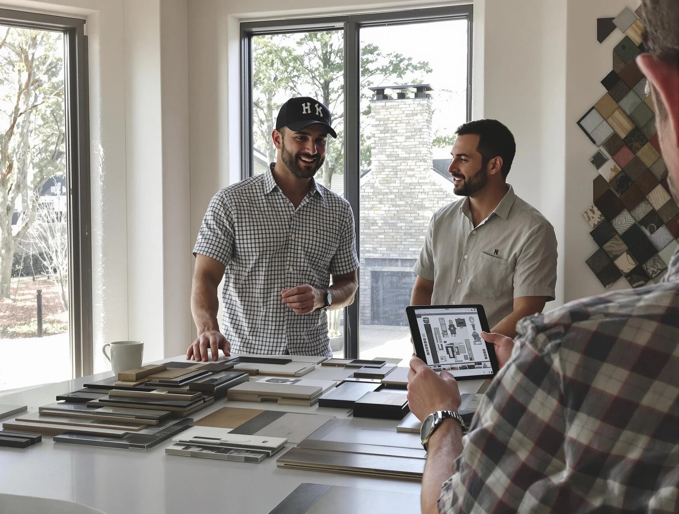 Piscataway Chimney Sweep remodeling a chimney and fireplace in Piscataway, NJ